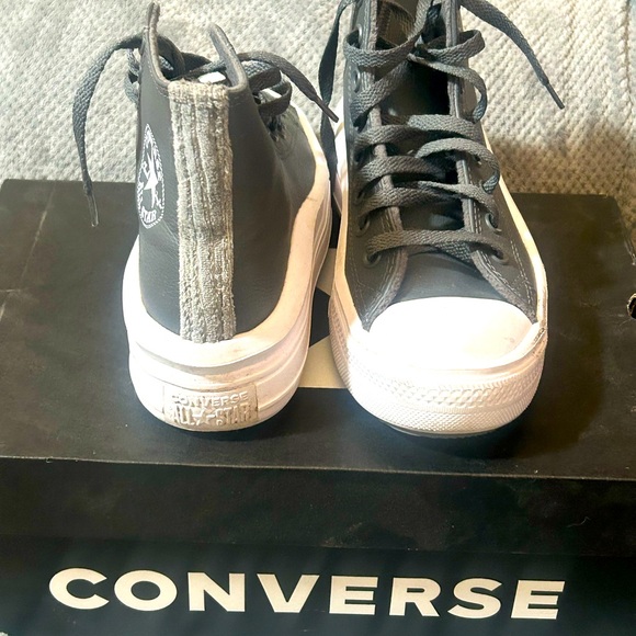 Converse Shoes - NWT Converse, All Star, gray and white high top
